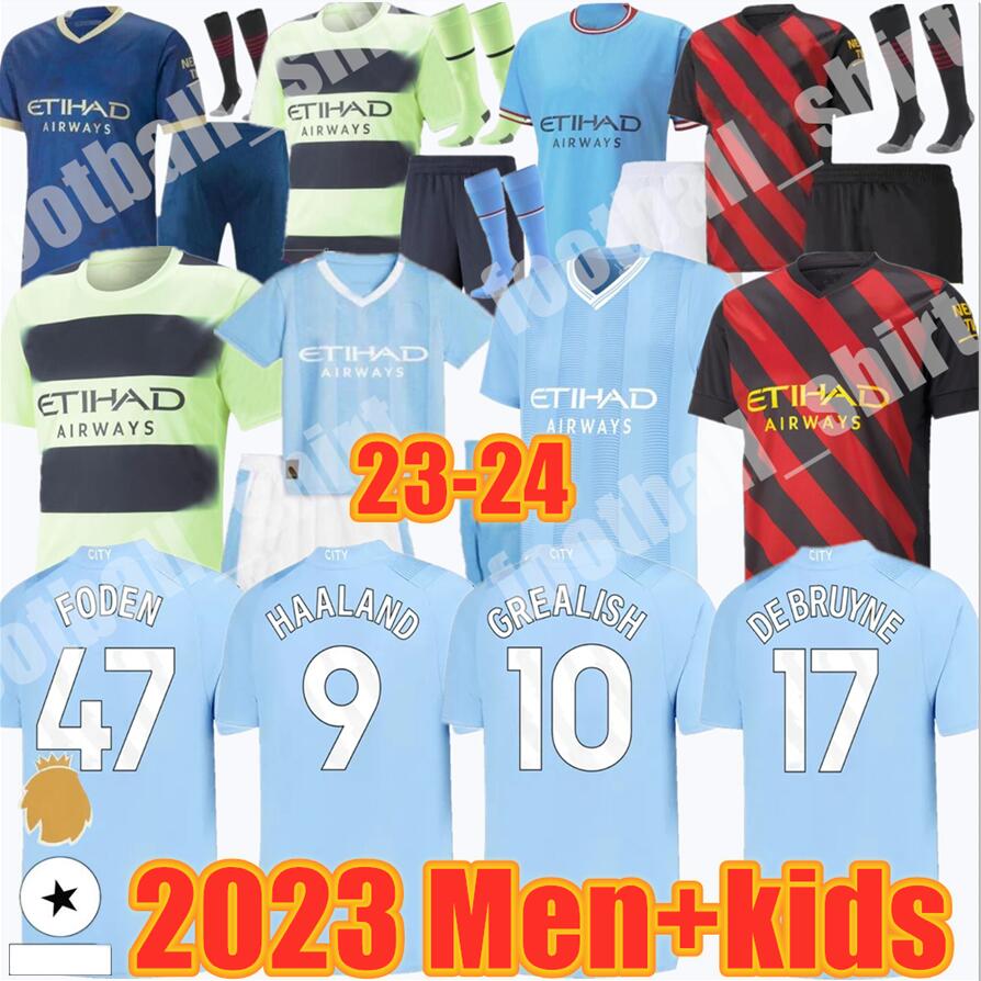 23/24 HAALAND Manchester soccer jerseys GREALISH STERLING MANS CITIES MAHREZ fans player version DE BRUYNE FODEN 2023 2024 football shirt kids kit sets uniform
23/24 HAALAND Manchester soccer jerseys GREALISH STERLING MANS CITIES MAHREZ fans player version DE BRUYNE FODEN 2023 2024 football shirt kids kit sets uniform