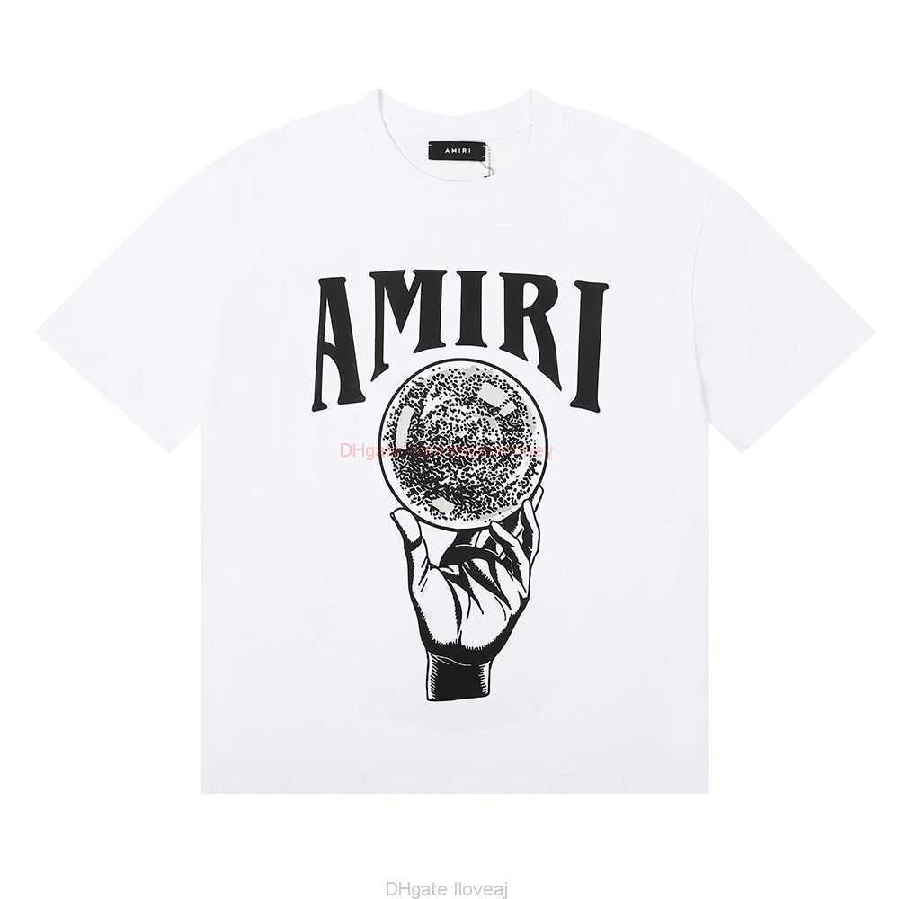 Designer Fashion Clothing Amires Tees Am Tshirt Beautiful Luxurious Amies Crystal Ball Printed Highquality 230g Double Yarn Cotton Casual Tshirt for Men Women Luxu, White
Designer Fashion Clothing Amires Tees Am Tshirt Beautiful Luxurious Amies Crystal Ball Printed Highquality 230g Double Yarn Cotton Casual Tshirt for Men Women Luxu, White