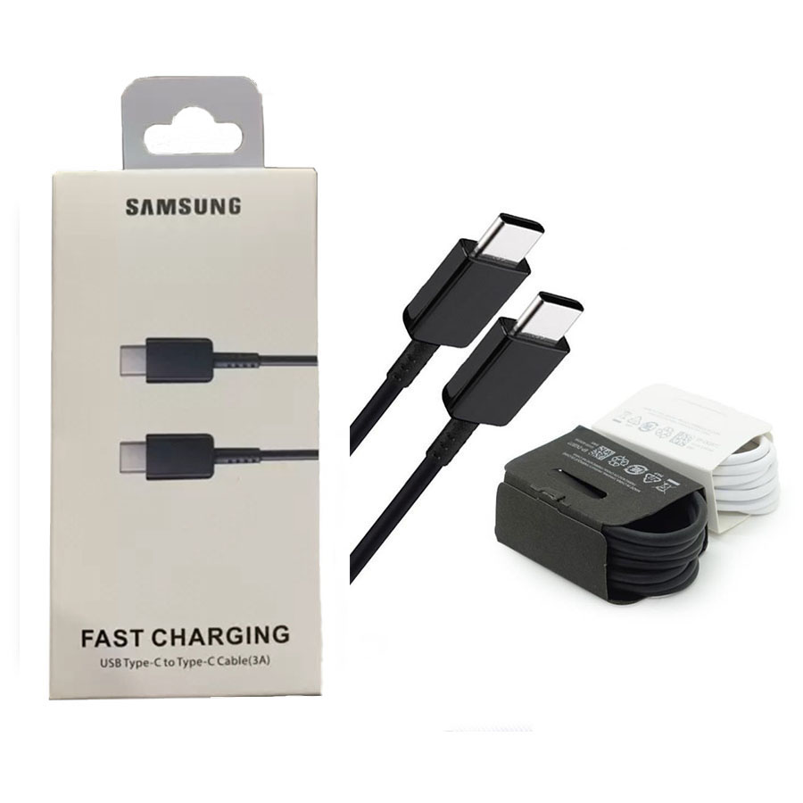 High OEM Quality 1m 3FT USB Type-C C to Type C Cables Fast Charging Charge Cord Cable for Samsung Galaxy S21 S20 s10 note 10 20 Plus Support PD Quick Charging cords, White
High OEM Quality 1m 3FT USB Type-C C to Type C Cables Fast Charging Charge Cord Cable for Samsung Galaxy S21 S20 s10 note 10 20 Plus Support PD Quick Charging cords, White