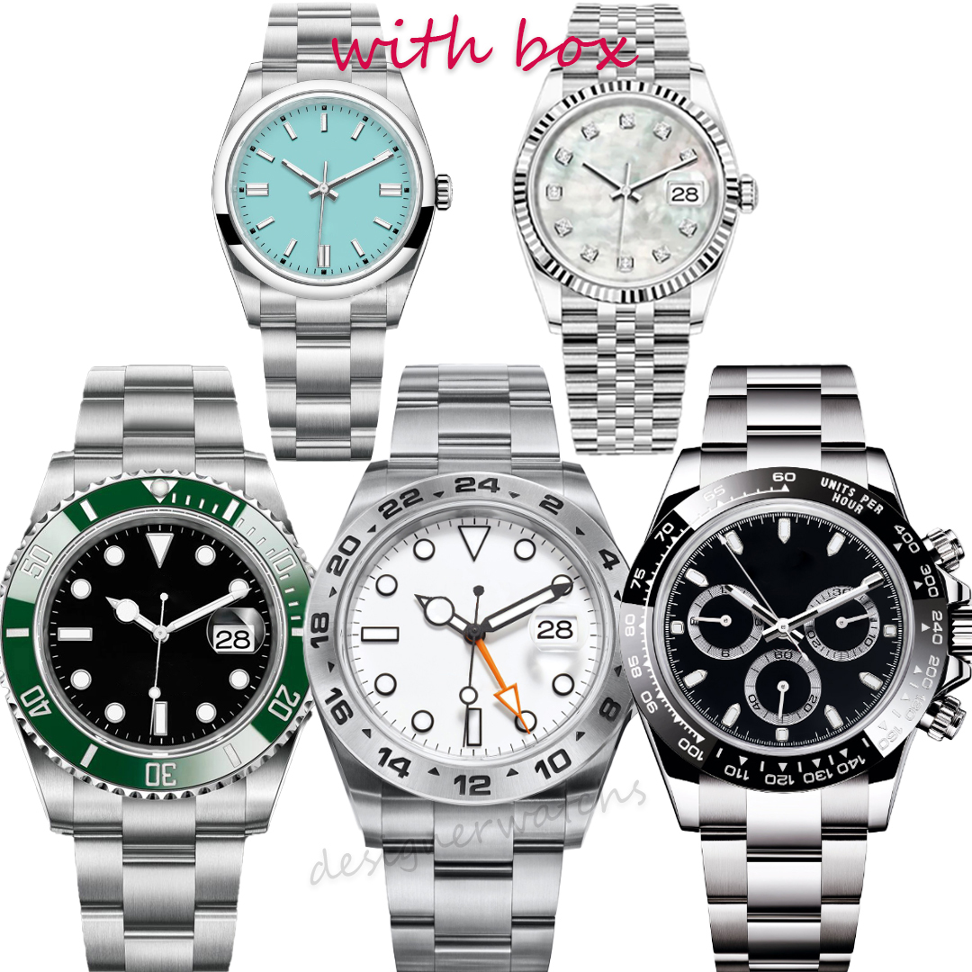 mens watch classic luxury designer mechanical watch automatic movement stainless steel strap 41MM36MM night glow waterproof sapphire glass fashion watch