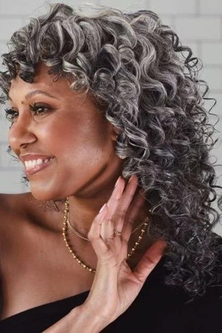 Gray human hair ponytail puff drawstring clip in gray pony tail for women naturally wavy curly cut salt and pepper silver grey hairpiece 120g 14inch