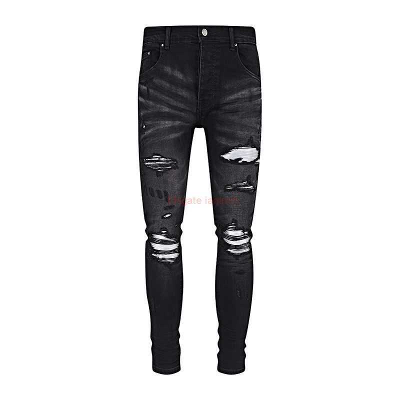 Designer Clothing Amires Jeans Denim Pants 2023 High Street Fashion New Mens Broken Black Jeans with White Patched Patches Trendy Pants Amies 3033 Distressed Ripped
Designer Clothing Amires Jeans Denim Pants 2023 High Street Fashion New Mens Broken Black Jeans with White Patched Patches Trendy Pants Amies 3033 Distressed Ripped