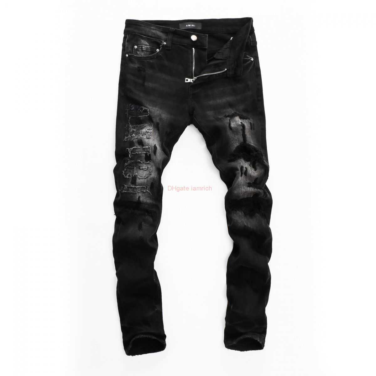 Designer Clothing Amires Jeans Denim Pants 2021 Fashion Men Amies Mens Wear Hole Patch Jeans Youth Tight Printed Pants Hole Black Casual Pants Distressed Ripped Skin, Color as shown in the figure
Designer Clothing Amires Jeans Denim Pants 2021 Fashion Men Amies Mens Wear Hole Patch Jeans Youth Tight Printed Pants Hole Black Casual Pants Distressed Ripped Skin, Color as shown in the figure