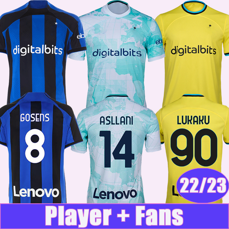 22 23 Internazionale Mens Soccer Jerseys Inter Milans DZEKO LUKAKU LAUTARO CALHANOGLU SKRINIAR BROZOVIC D' Ambrosio Home Away 3rd Football Shirts, 3 - long zip jacket pant
22 23 Internazionale Mens Soccer Jerseys Inter Milans DZEKO LUKAKU LAUTARO CALHANOGLU SKRINIAR BROZOVIC D' Ambrosio Home Away 3rd Football Shirts, 3 - long zip jacket pant