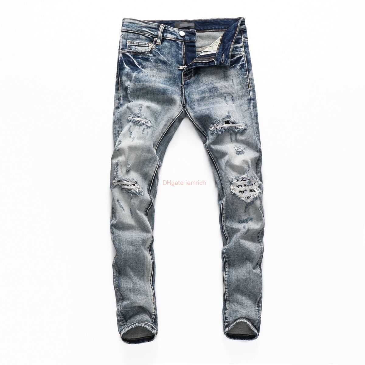 Designer Clothing Amires Jeans Denim Pants Amies 8290ins Broken Hole High Street Trend Light Color Broken Hole Patch Nightclub Jeans for Men Distressed Ripped Skinn, 8290
Designer Clothing Amires Jeans Denim Pants Amies 8290ins Broken Hole High Street Trend Light Color Broken Hole Patch Nightclub Jeans for Men Distressed Ripped Skinn, 8290