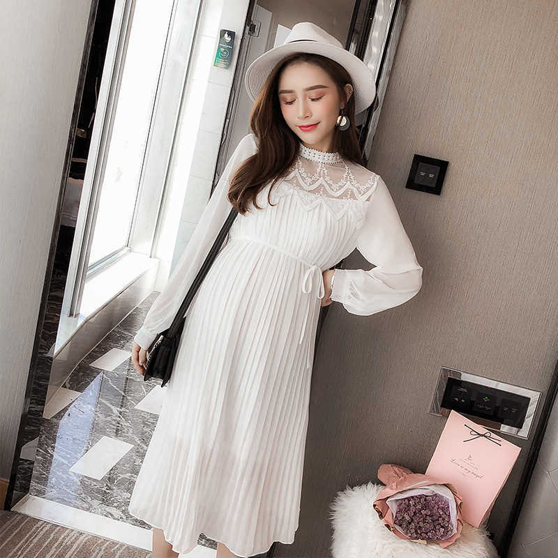 Maternity Dresses New Fashion Maternity Dresses Spring Autumn Long Pregnancy Dresses For Pregnant Women Dress Casual Maternity Clothes Plus Size AA230