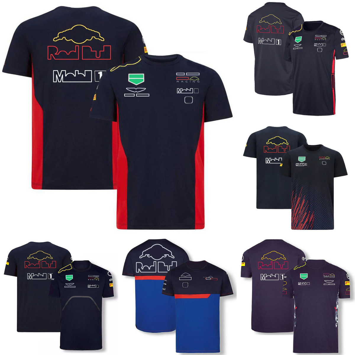F1 T-shirt New Season Formula 1 Team Uniform T-shirts Short-sleeved Quick-dry Tops Summer Men's Motorcycle Racing T-Shirts Jersey
F1 T-shirt New Season Formula 1 Team Uniform T-shirts Short-sleeved Quick-dry Tops Summer Men's Motorcycle Racing T-Shirts Jersey