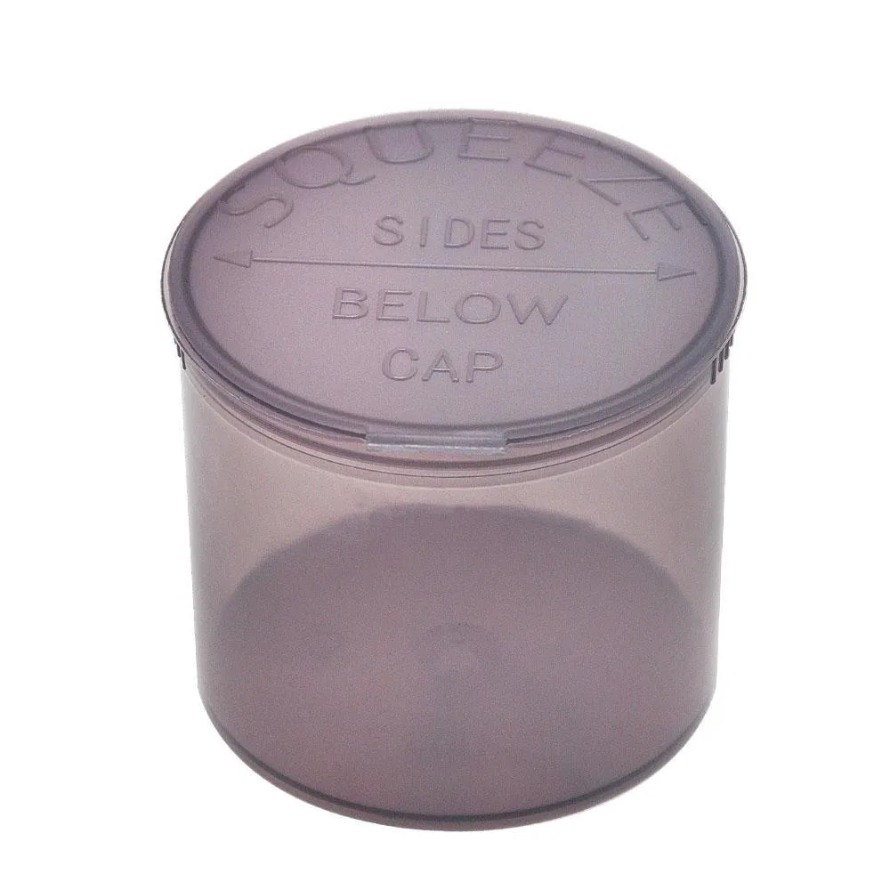 90 Dram Empty Squeeze Pop Top BottleVial Herb Box Acrylic Plastic Stroage Stash Jar Plastic Pill Bottle Case Box Herb Container