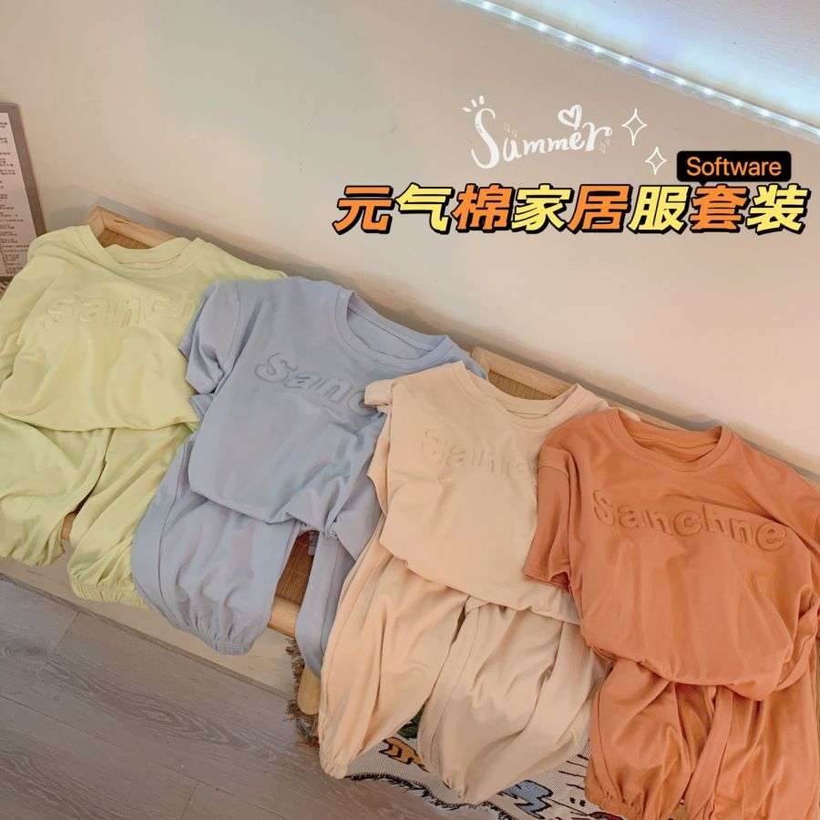 New summer set children's clothing for boys and girls High quality thin two-piece pajamas and pajamas Thin baby clothing High quality breathable and comfortable, Green
New summer set children's clothing for boys and girls High quality thin two-piece pajamas and pajamas Thin baby clothing High quality breathable and comfortable, Green