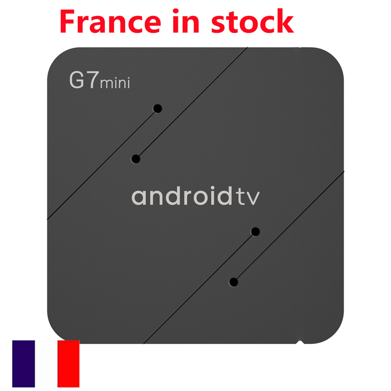Ship from france G7 mini TV box 4k ATV Android 11.0 2g 16g Amlogic s905w2 G7mini smart box voice remote