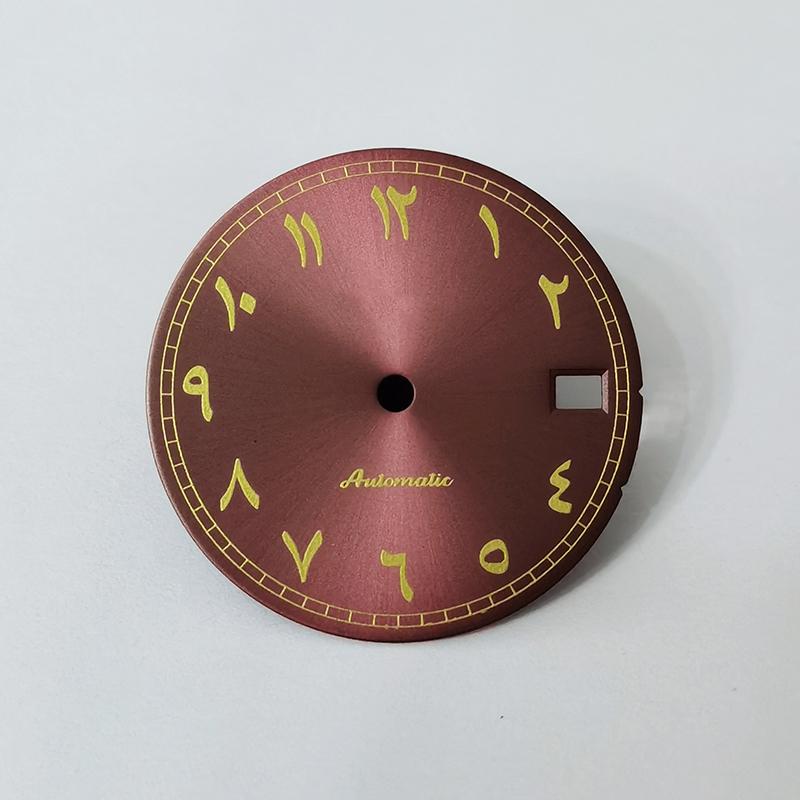 Anklets No Lume Arab dial Gold text Day date for NH35 NH36 more movements watch mod accessories Skx007 SKX009 Turtle Abalone 28.5mm
Anklets No Lume Arab dial Gold text Day date for NH35 NH36 more movements watch mod accessories Skx007 SKX009 Turtle Abalone 28.5mm