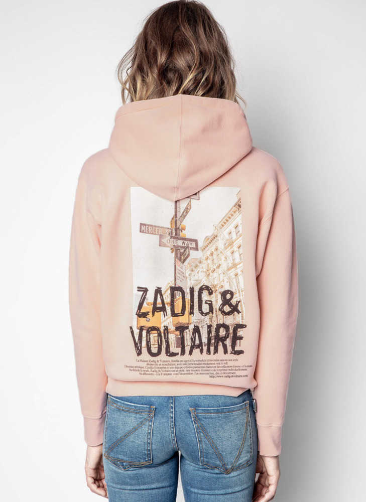 23ss Zadig Voltaire Designer Sweatshirt Fashion New Photo Portrait Printed pink Plush Cotton Hooded Sweater Women Wear, Pink2
23ss Zadig Voltaire Designer Sweatshirt Fashion New Photo Portrait Printed pink Plush Cotton Hooded Sweater Women Wear, Pink2