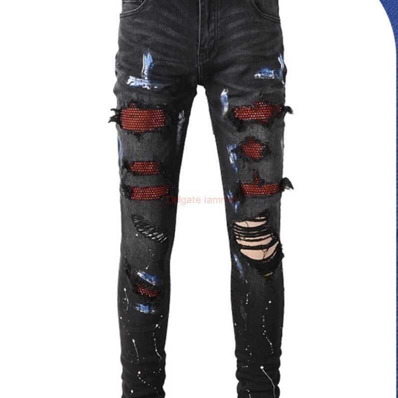 Designer Clothing Amires Jeans Denim Pants 22 Seasons Trendy New Spring Autumn Teardown Jeans Amies Stretch Slim Fit Personalized Youth Versatile Trend Distressed, Beige
Designer Clothing Amires Jeans Denim Pants 22 Seasons Trendy New Spring Autumn Teardown Jeans Amies Stretch Slim Fit Personalized Youth Versatile Trend Distressed, Beige