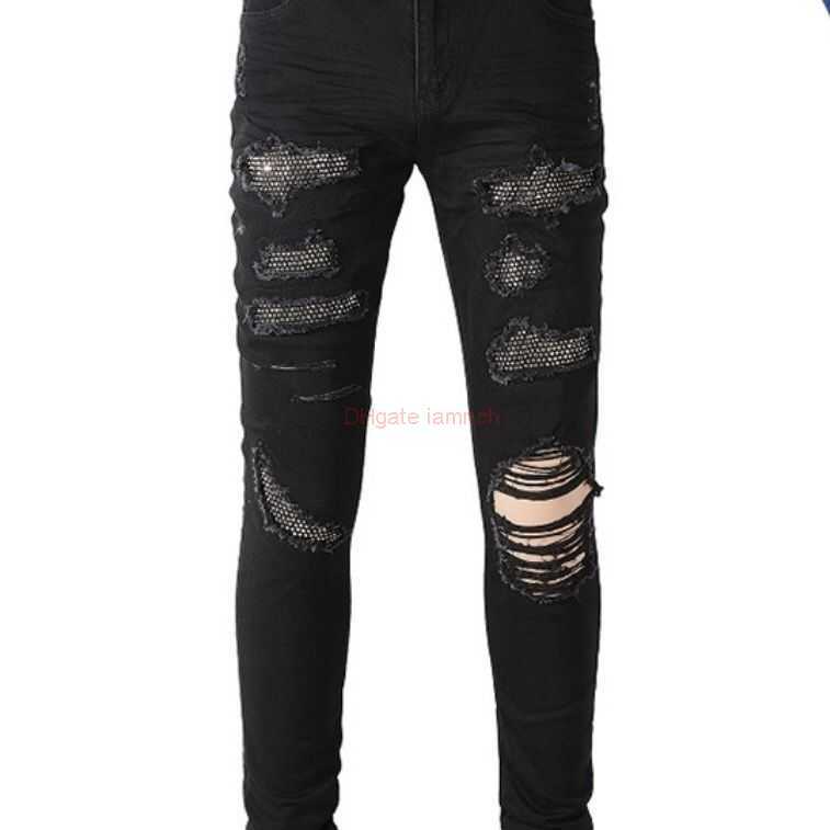 Designer Clothing Amires Jeans Denim Pants 22 Seasons New Fashion Amies Elastic Slim Fit Jeans for Mens Black Heavy Duty Washing Hot Pressing Drill Hole Patching Smal
Designer Clothing Amires Jeans Denim Pants 22 Seasons New Fashion Amies Elastic Slim Fit Jeans for Mens Black Heavy Duty Washing Hot Pressing Drill Hole Patching Smal