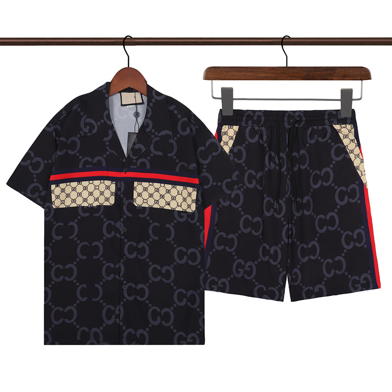Fashion Men's sports suit celebrity temperament short-sleeved T-shirt men's summer shorts holiday casual men's two-piece set M-3XL
Fashion Men's sports suit celebrity temperament short-sleeved T-shirt men's summer shorts holiday casual men's two-piece set M-3XL