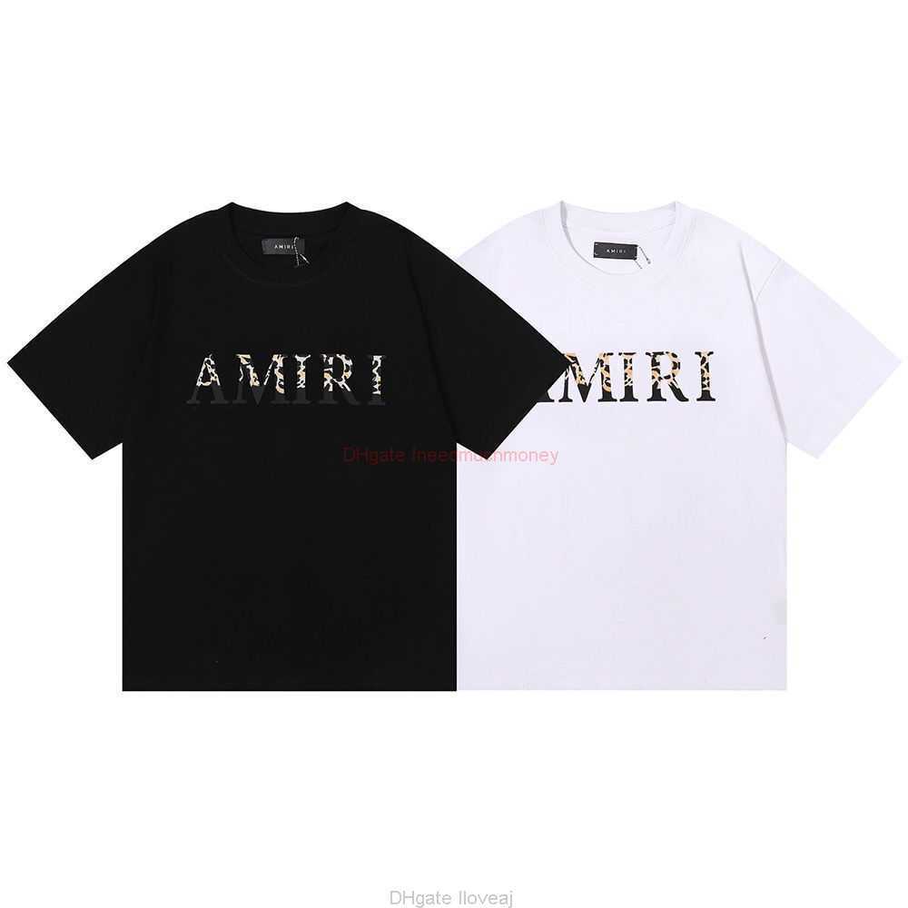 Designer Fashion Clothing Amires Tees Am Tshirt Summer Trend Brand Amies Leopard Print Design Double Yarn Pure Cotton Loose Short Sleeved Tshirt for Men Women Luxury, White
Designer Fashion Clothing Amires Tees Am Tshirt Summer Trend Brand Amies Leopard Print Design Double Yarn Pure Cotton Loose Short Sleeved Tshirt for Men Women Luxury, White