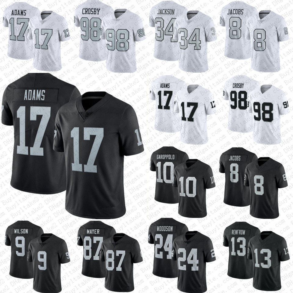8 Josh Jacobs Davante Adams Maxx Crosby Football Jersey 10 Jimmy Garoppolo Hunter Renfrow Bo Jackson Michael Mayer Jones Charles Woodson Tyree Wilson Howie Long, Youth
8 Josh Jacobs Davante Adams Maxx Crosby Football Jersey 10 Jimmy Garoppolo Hunter Renfrow Bo Jackson Michael Mayer Jones Charles Woodson Tyree Wilson Howie Long, Youth