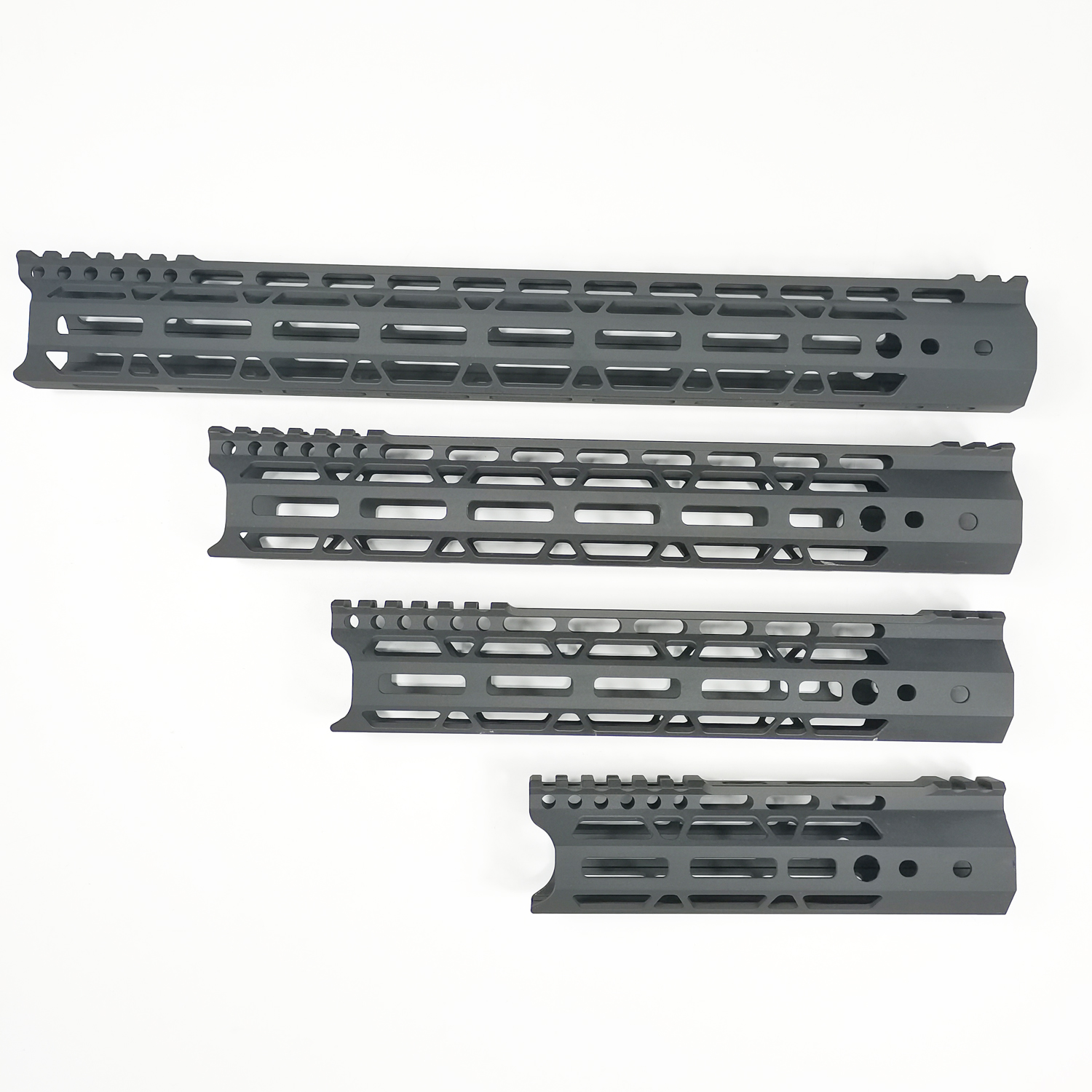 7/10/12/15 Inch Lightweight Screw Mount Type M-LOK Handguards Edge CNC Chamfering For .223/5.56 Black color
7/10/12/15 Inch Lightweight Screw Mount Type M-LOK Handguards Edge CNC Chamfering For .223/5.56 Black color