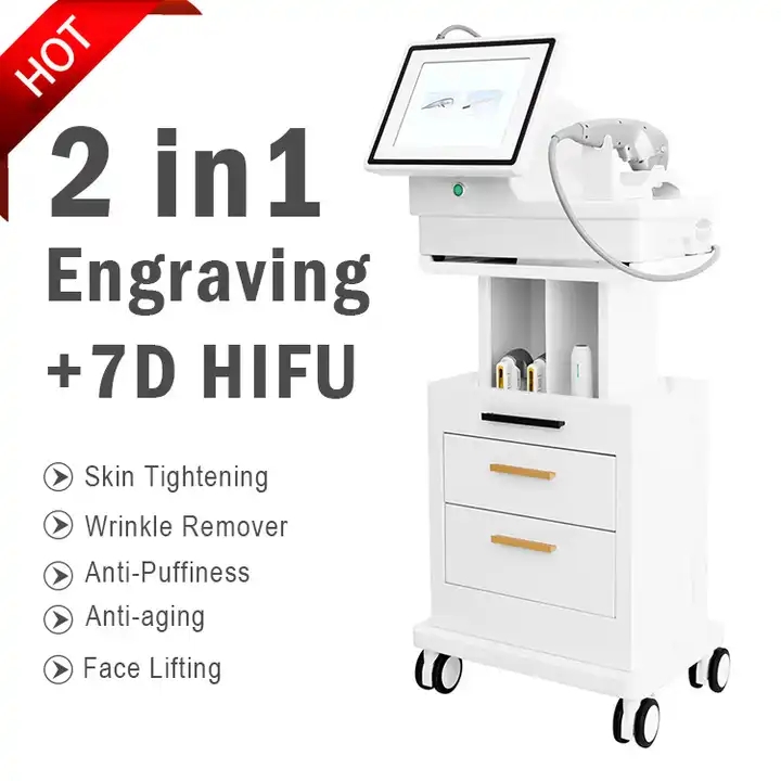 2 in 1 Wrinkle Removal Machine 7D hifu Ultraound Face Lifting Wrinkle Removal 7D Lift Ultrasound Equipment