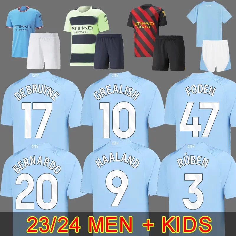 22 23 24 HAALAND SOCCER JERSEYS GREALISH STERLING MANS CITIES MAHREZ fans DE BRUYNE FODEN 2023 2024 football tops shirt kids kit sets uniform
22 23 24 HAALAND SOCCER JERSEYS GREALISH STERLING MANS CITIES MAHREZ fans DE BRUYNE FODEN 2023 2024 football tops shirt kids kit sets uniform
