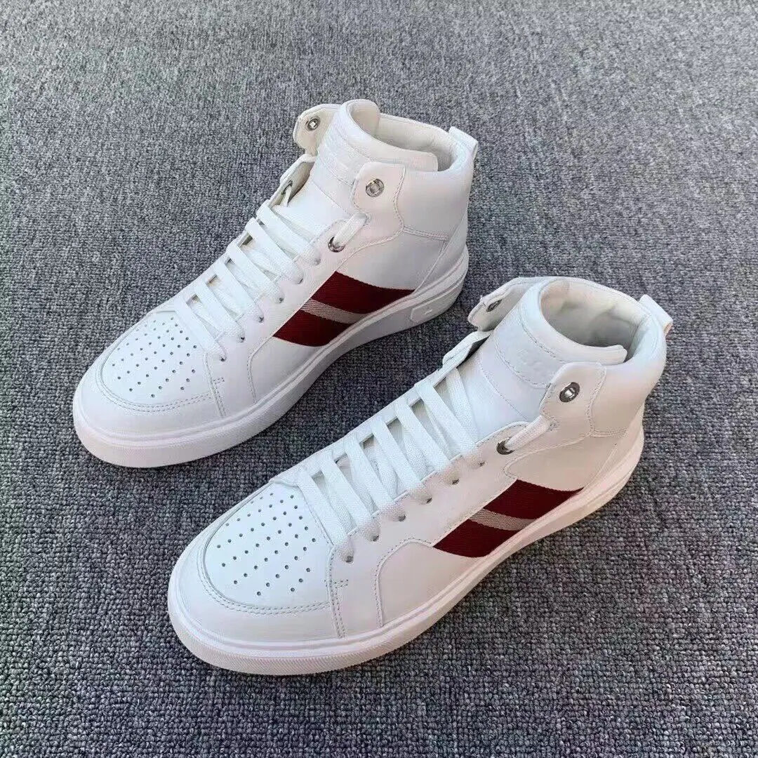 Elegant Brand Myles Sneakers Shoes Men Calf Leather White Black Lightweight Rubber Sole Lift Comfort Stripe Skateboard Walking Size38-46
Elegant Brand Myles Sneakers Shoes Men Calf Leather White Black Lightweight Rubber Sole Lift Comfort Stripe Skateboard Walking Size38-46