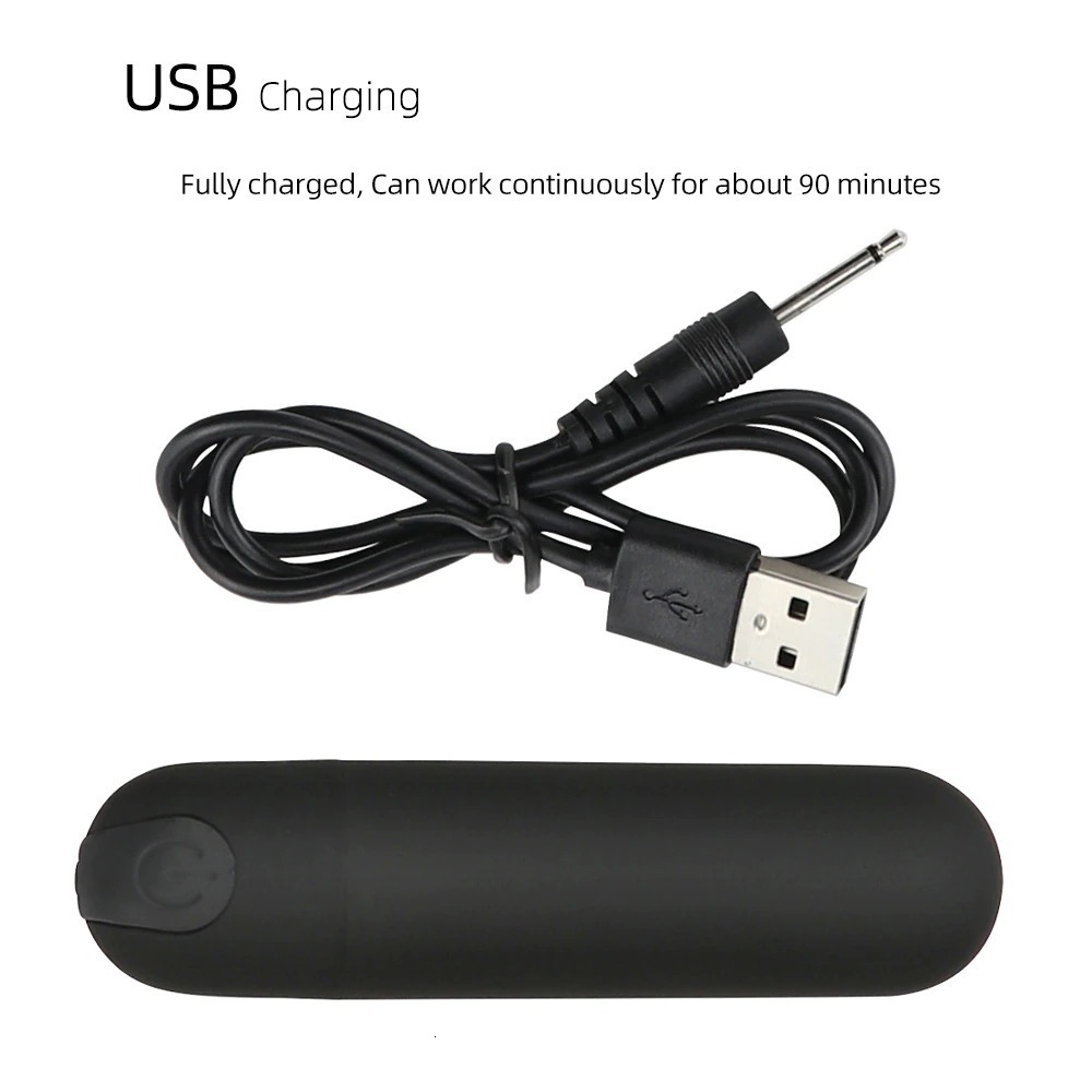 Anal Toys USB charging 10 speed mini bullet pseudo penis vibrator vaginal anal massager female adult sex toy female clitoral stimulator 230520