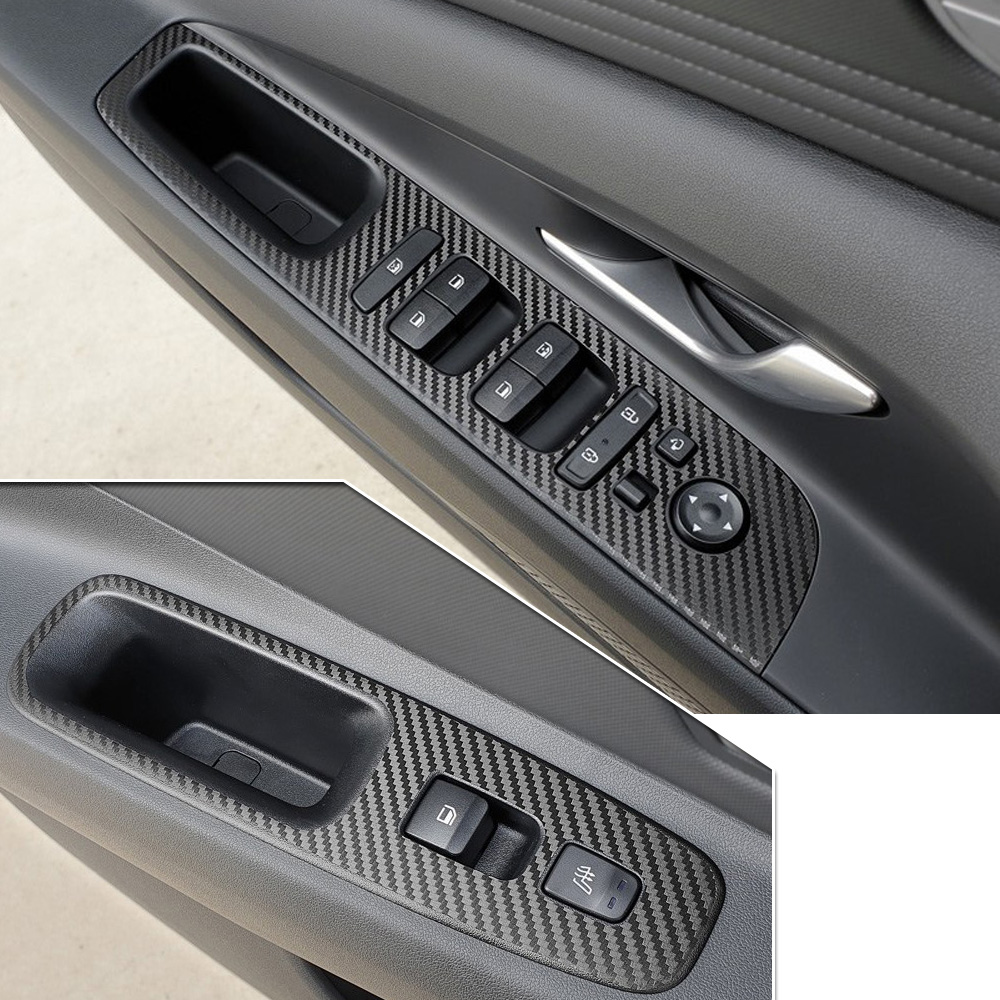 For Hyundai Elantra CN7 2021-2023 Self Adhesive Car Stickers Carbon Fiber Vinyl Car stickers and Decals Car Styling Accessories