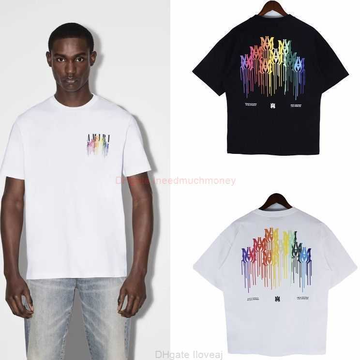 Designer Fashion Clothing Amires Tees Am Tshirt Correct Edition Amies Springsummer New Drip Print Round Neck Short Sleeve Loose Couple Tshirt Trend Luxury Casual To, White
Designer Fashion Clothing Amires Tees Am Tshirt Correct Edition Amies Springsummer New Drip Print Round Neck Short Sleeve Loose Couple Tshirt Trend Luxury Casual To, White