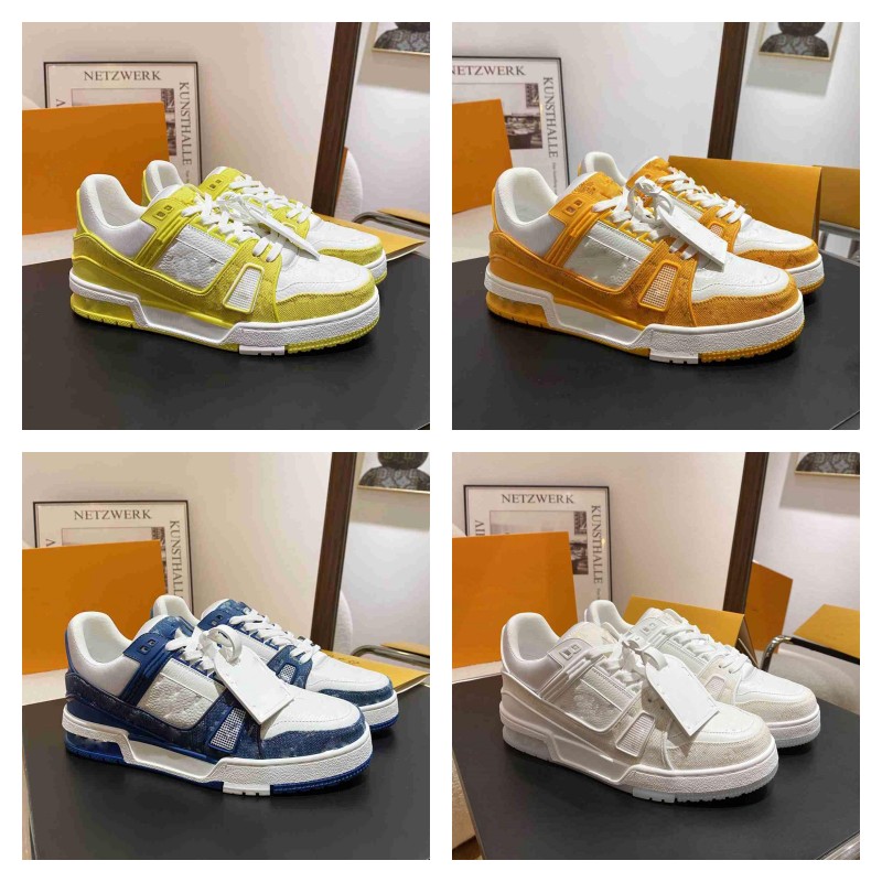Designer Flat Sneaker Virgil Trainer Casual Shoes Denim Canvas Leather Abloh White Green Red Blue Letter Overlays Fashion Platform Mens Womens Low Sneakers With Box
Designer Flat Sneaker Virgil Trainer Casual Shoes Denim Canvas Leather Abloh White Green Red Blue Letter Overlays Fashion Platform Mens Womens Low Sneakers With Box