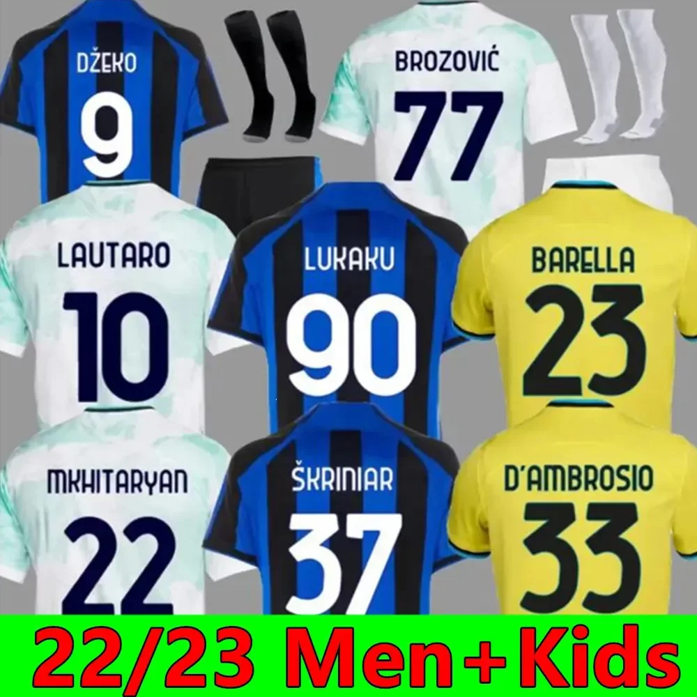LUKAKU Soccer Jerseys DZEKO BARELLA VIDAL LAUTARO INTERS 22 23 GAGLIARDINI CORREA AWAY THIRD MILANS UNIFORMS TOPs Football shirt 2022 2023 Men kids kits equpment, 14
LUKAKU Soccer Jerseys DZEKO BARELLA VIDAL LAUTARO INTERS 22 23 GAGLIARDINI CORREA AWAY THIRD MILANS UNIFORMS TOPs Football shirt 2022 2023 Men kids kits equpment, 14