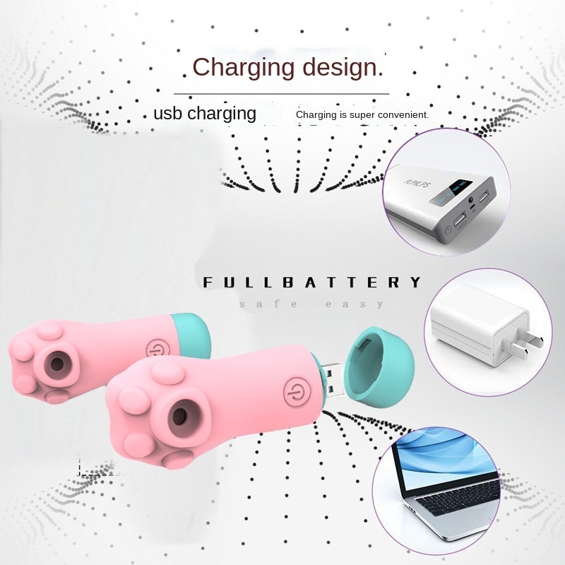 Adult Toys Cat Paw Sucking Vibrator USB Plug Charging Vibrator Creative Massager Aldalt Sex Toy Women's Couple Store 230520