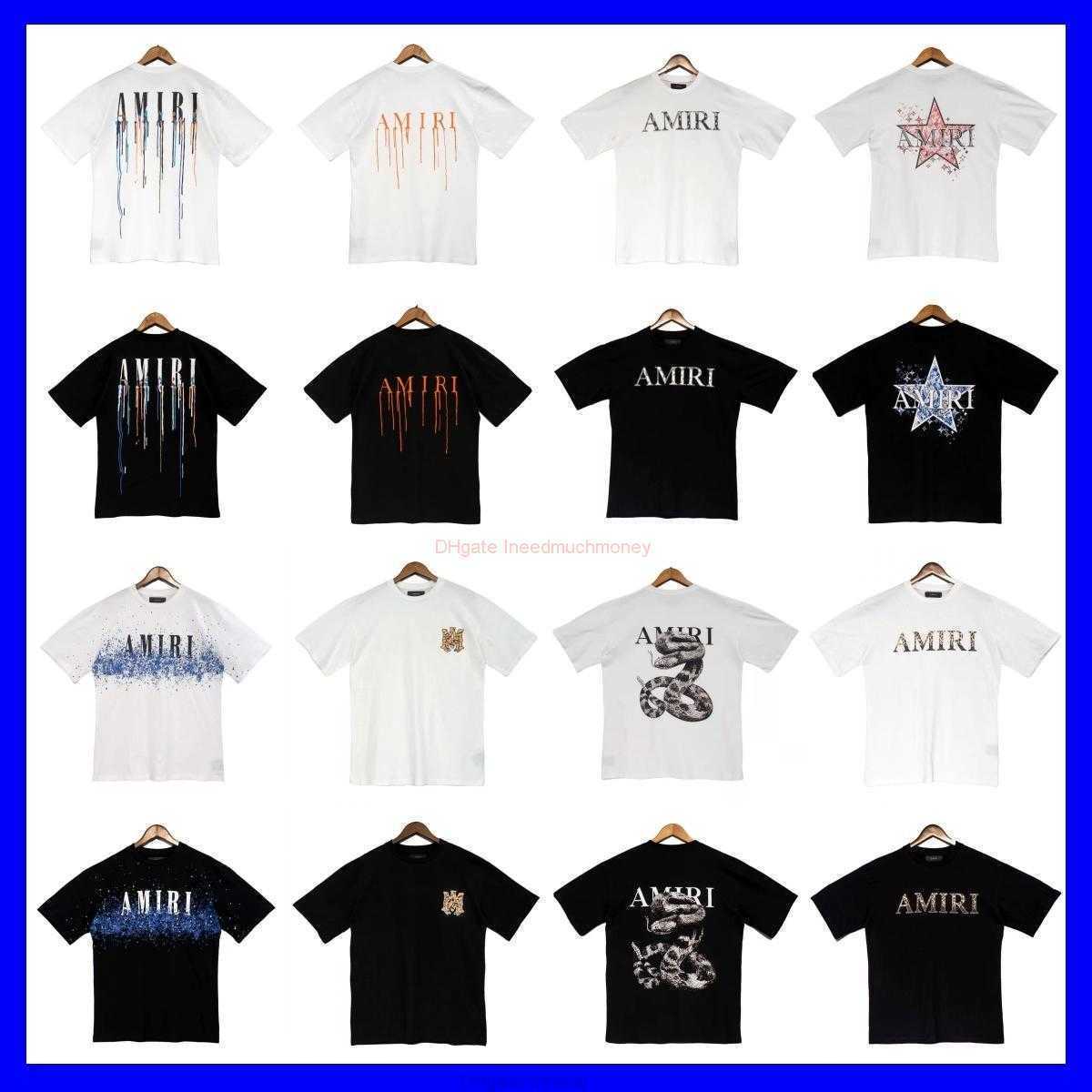 Designer Fashion Clothing Amires Tees Am Tshirt Amies Short Sleeve Leather Letter Embroidery Colorful Speckle Graffiti Slogans Print Fog High Street Fashion 2023, 2136 black
Designer Fashion Clothing Amires Tees Am Tshirt Amies Short Sleeve Leather Letter Embroidery Colorful Speckle Graffiti Slogans Print Fog High Street Fashion 2023, 2136 black