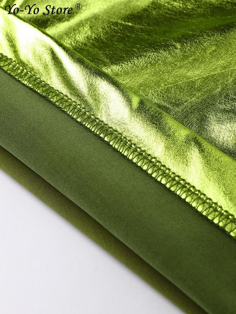 Women's Pants Capris PU bright color straight pants solid sexy low waisted street clothing men's autumn and winter casual loose fitting wome