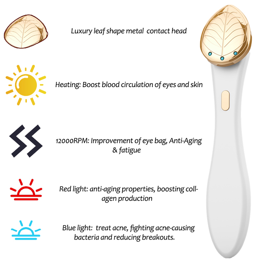 Face Care Devices Microcurrent Vibrating Eye Face Massager Face Device aging Skin Rejuvenation Galvanic Spa Wrinkle Remove Machine 230615