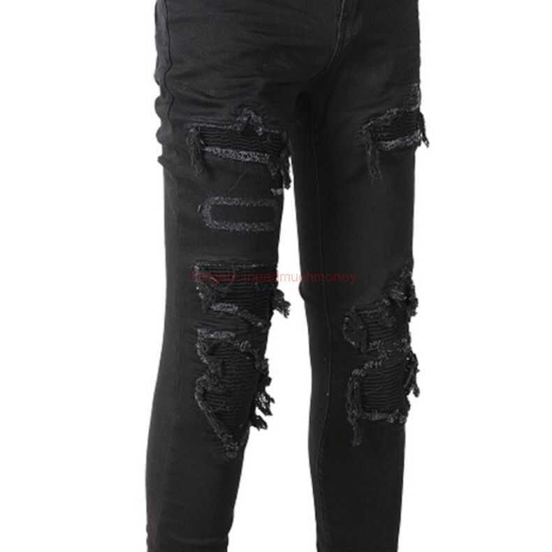 Designer Clothing Amires Jeans Denim Pants Spring Autumn New Broken Patch Embroidered Jeans Slim Fit Show Thin Personality Youth Black Feet Pants Amies Fashion Men D
Designer Clothing Amires Jeans Denim Pants Spring Autumn New Broken Patch Embroidered Jeans Slim Fit Show Thin Personality Youth Black Feet Pants Amies Fashion Men D