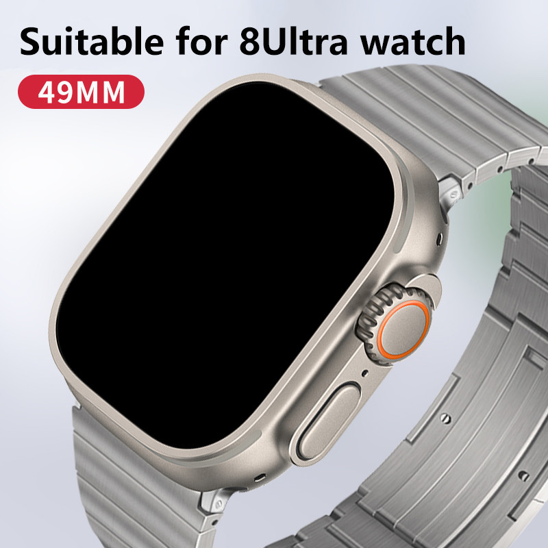 Titanium Strap for Apple Watch Band Ultra 49mm 41mm 45mm Band Quick Dismantle Link for iWatch Series 8 7 6 5 4 3 SE
Titanium Strap for Apple Watch Band Ultra 49mm 41mm 45mm Band Quick Dismantle Link for iWatch Series 8 7 6 5 4 3 SE