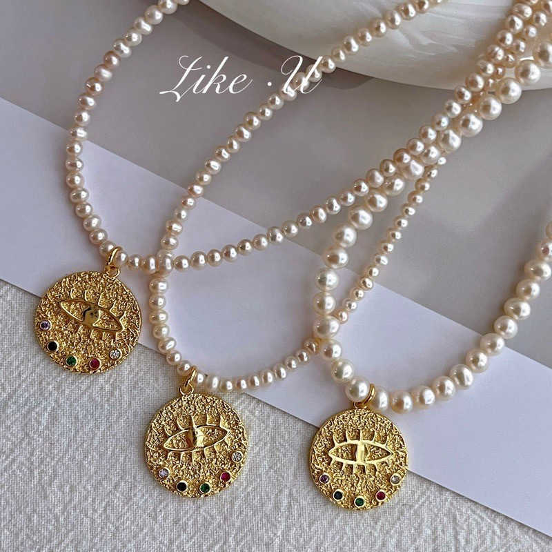 White Lily Same Devil's Eye Pearl Necklace Women's Light Luxury Small Design High Level Collar Chain Pendant Neckchain
White Lily Same Devil's Eye Pearl Necklace Women's Light Luxury Small Design High Level Collar Chain Pendant Neckchain