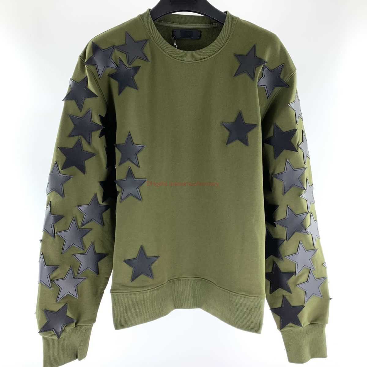 Designer Clothing Mens Sweatshirts Amires Am Hoodies 2022 New Amies Army Green Crew Neck Black Star Pattern Embroidery Loose Casual Versatile Long Sleeve Sweater Fa, Shipping fee
Designer Clothing Mens Sweatshirts Amires Am Hoodies 2022 New Amies Army Green Crew Neck Black Star Pattern Embroidery Loose Casual Versatile Long Sleeve Sweater Fa, Shipping fee