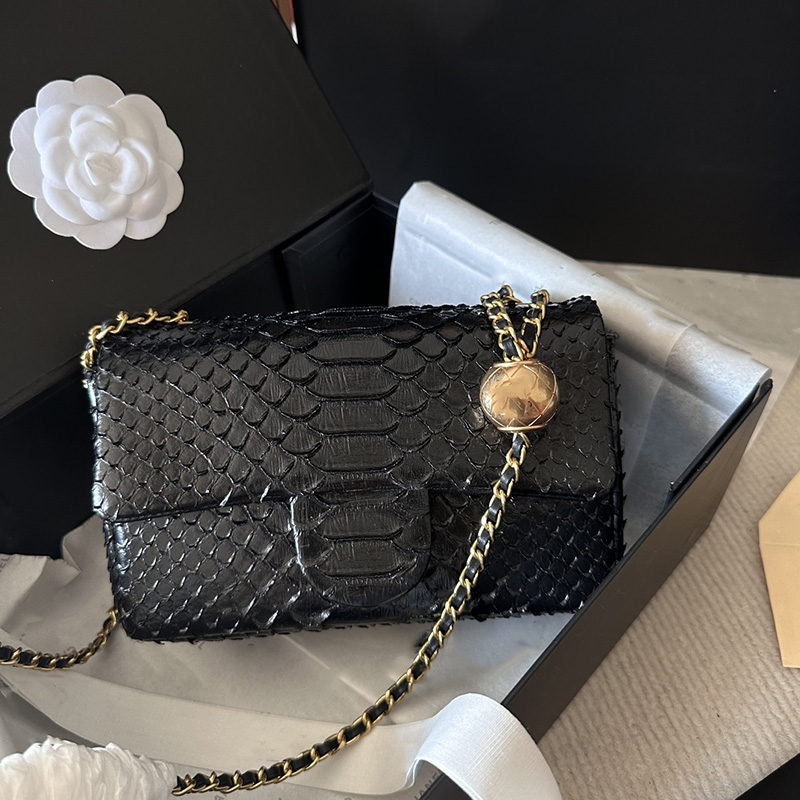23P Womens Crush Pearl Gold Ball Rectangular Bags Classic Mini Flap Serpentine Snake Skin Purse Metal Hardware Matelasse Chain Crossbody Shoulder Handbgas 20CM, Black
23P Womens Crush Pearl Gold Ball Rectangular Bags Classic Mini Flap Serpentine Snake Skin Purse Metal Hardware Matelasse Chain Crossbody Shoulder Handbgas 20CM, Black