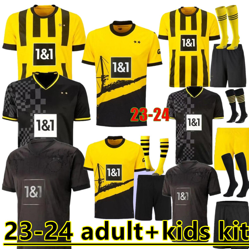 DORTMUND 23 24 soccer jerseys BELLINGHAM ADEYEMI 2023 2024 home football shirt HALLER HUMMELS BRANDT REUS men kids kit REYNA BYNOE-GITTENS All black special jersey 88, Red
DORTMUND 23 24 soccer jerseys BELLINGHAM ADEYEMI 2023 2024 home football shirt HALLER HUMMELS BRANDT REUS men kids kit REYNA BYNOE-GITTENS All black special jersey 88, Red