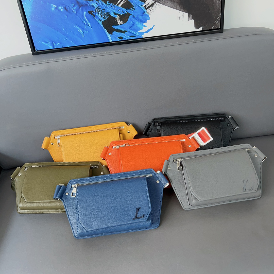 Luxury designer Waist bag 2023 New fashion Men Women Plain crossbody Bust bags Large Capacity Seven Colors 24cm