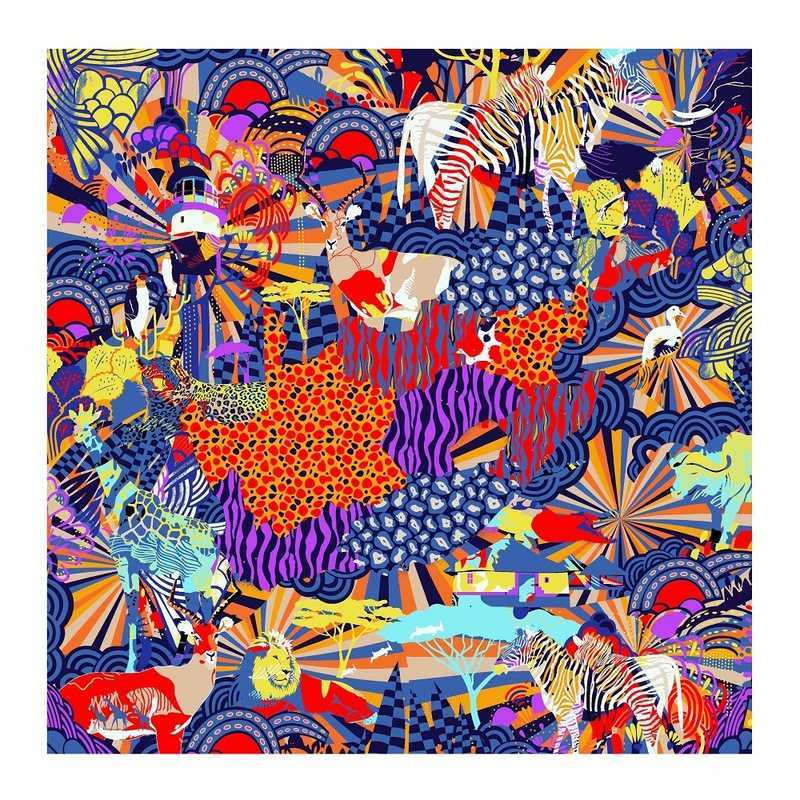 LuxurySquare Silk Scarf 130*130cm Women Shawls Animals Headwrap Oversized Scarves Bandanas Hijab Beach Sarong 0525
LuxurySquare Silk Scarf 130*130cm Women Shawls Animals Headwrap Oversized Scarves Bandanas Hijab Beach Sarong 0525
