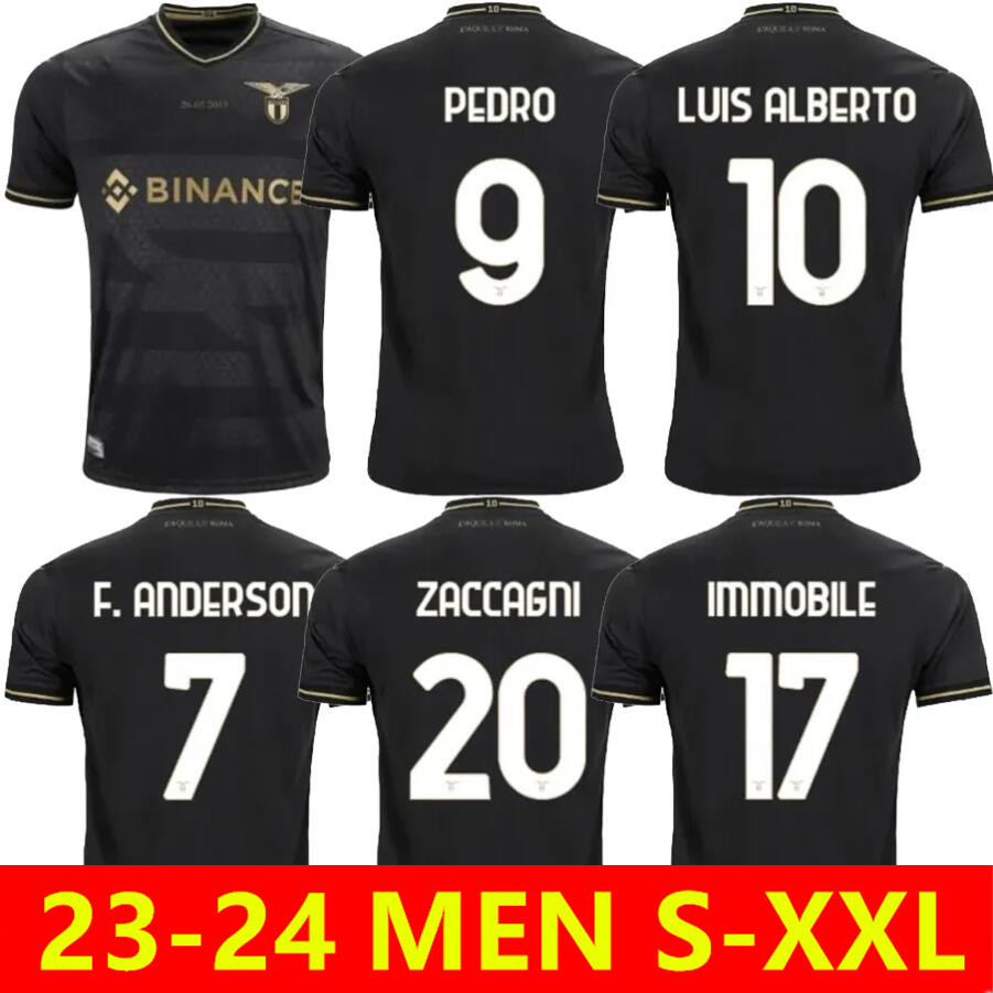 2023 Lazio Immobile soccer Jerseys 10th Anniversary maglie 22/23 ROMAGNOLI IMMOBILE LUIS BASTOS SERGEJ BADELJ LUCAS J.CORREA ZACCAGNI MARUSIC football shirt, 22-23 home
2023 Lazio Immobile soccer Jerseys 10th Anniversary maglie 22/23 ROMAGNOLI IMMOBILE LUIS BASTOS SERGEJ BADELJ LUCAS J.CORREA ZACCAGNI MARUSIC football shirt, 22-23 home