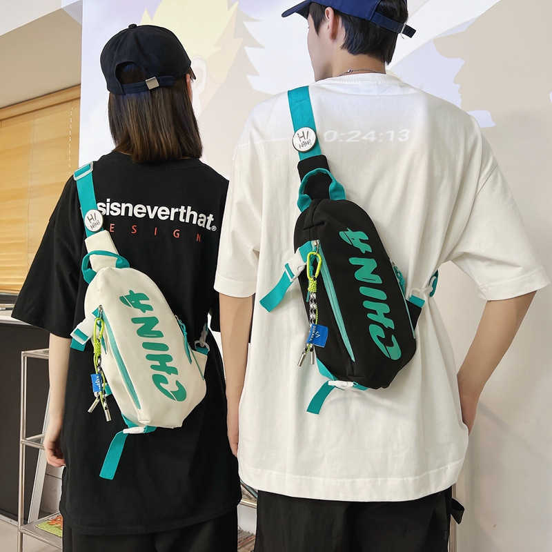 Waist Bag Fanny Pack Adjustable Strap And Buckle Ins Fashion Brand Chest Bag Women s Sports Men s Single Shoulder Messenger Large Capacity 230523