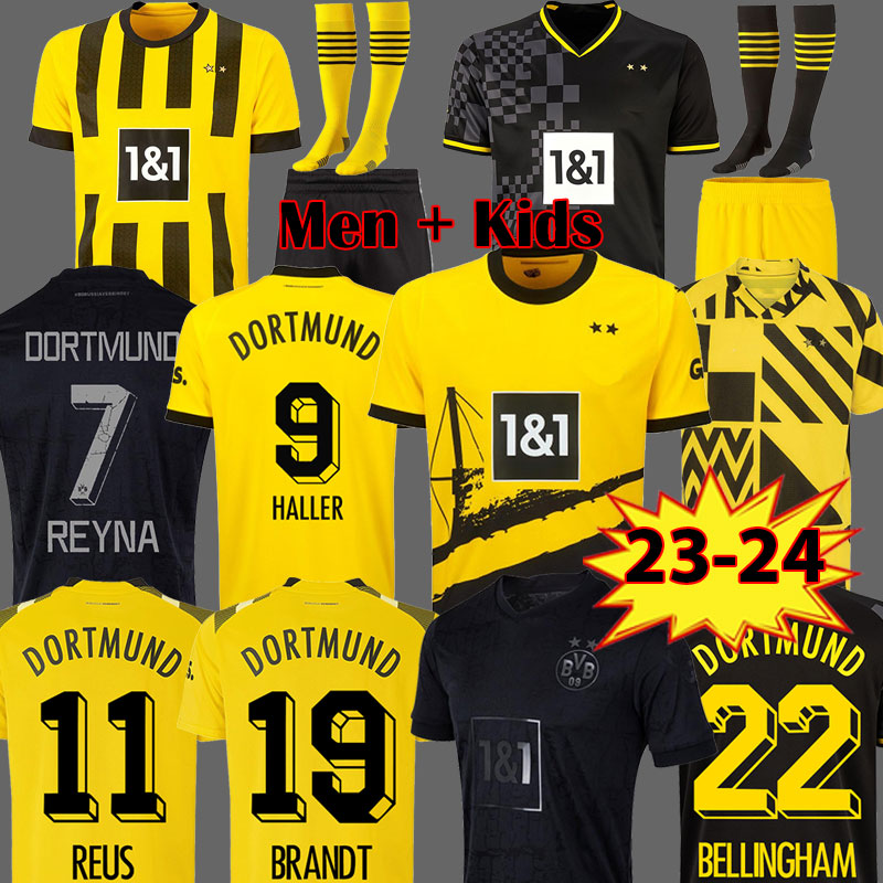 REUS soccer jerseys 22 23 24 Special HALLER 2023 2024 soccer football shirts BELLINGHAM HUMMELS BRANDT DORTMUND All Black MOUKOKO pre match men kids Kits Borussia, Away
REUS soccer jerseys 22 23 24 Special HALLER 2023 2024 soccer football shirts BELLINGHAM HUMMELS BRANDT DORTMUND All Black MOUKOKO pre match men kids Kits Borussia, Away