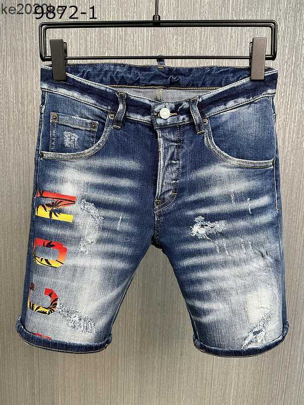 Denim for Blue Summer Half Pants Mens Breeches Hole Metal Button DSQUAR Skinny Slim Patchy Water Washed Maple Leaf Designer Top-quality XJJS, D12-1
Denim for Blue Summer Half Pants Mens Breeches Hole Metal Button DSQUAR Skinny Slim Patchy Water Washed Maple Leaf Designer Top-quality XJJS, D12-1
