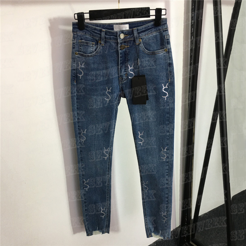 Rhinestone Letter Pants Jeans For Women Design Fashion Trousers Charm Ladies Slim Fit Denim Pant, Blue
Rhinestone Letter Pants Jeans For Women Design Fashion Trousers Charm Ladies Slim Fit Denim Pant, Blue