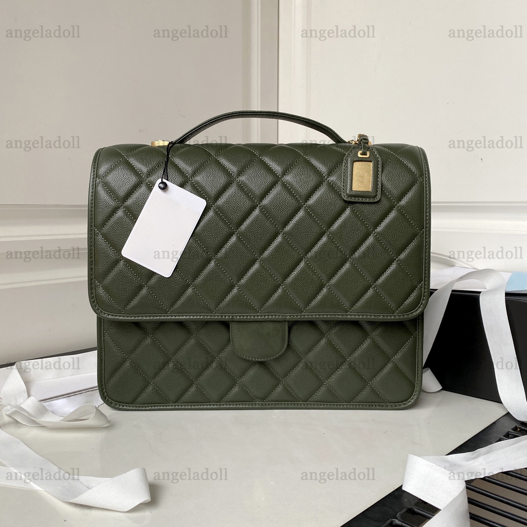 10A Mirror Quality Designers 31.5cm Green Backpack Womens Real Leather Double Strap Black Shoulder Bag Grained Calfskin Matelasse Purse Luxury Handbag
10A Mirror Quality Designers 31.5cm Green Backpack Womens Real Leather Double Strap Black Shoulder Bag Grained Calfskin Matelasse Purse Luxury Handbag