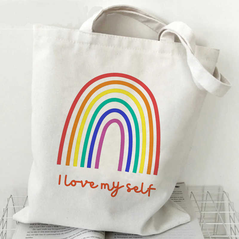 Lgbt Love Is Loves Rainbow Printed Canvas Bag One Shoulder Backpack Student Leisure Handbag Shopping Bag 230524, 35*40cm
Lgbt Love Is Loves Rainbow Printed Canvas Bag One Shoulder Backpack Student Leisure Handbag Shopping Bag 230524, 35*40cm