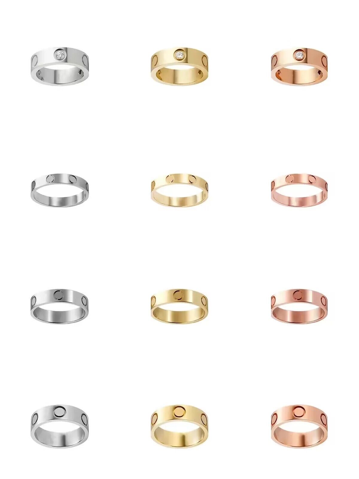 Fashion screw ring mens rings designer womens titanium steel alloy gold plated jewelry
Fashion screw ring mens rings designer womens titanium steel alloy gold plated jewelry